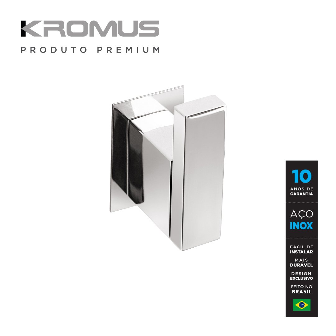 Cabide Simples Inox - Kromus Rt0301 - 4