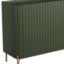 Ver imagem 5 de Aparador Buffet Sala de Jantar 4 Portas Brise Pés Industrial Dourado Naim I03 Musgo - Lyam Decor