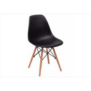 Cadeira Eiffel Charles Eames em Abs com Base de Madeira Dsw
