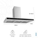 Ver imagem 5 de Coifa Safira Parede Suggar Inox 90cm