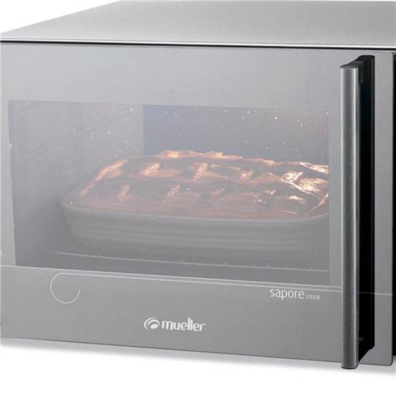Forno Elétrico Mueller Sapore 44 Litros com Grill e Timer Sonoro 1750W ? Inox 127V | MadeiraMadeira