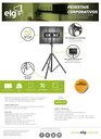 Ver imagem 3 de Suporte Pedestal Tripé para TV 32 a 55 Polegadas até 35kg Vesa 400x400 Altura Ajustável Elg A06V4_Tp