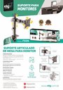 Ver imagem 7 de Suporte Articulado de Mesa para Monitor 17 a 34 Polegadas até 7kg Vesa 100x100 Elg F50N