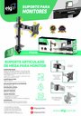 Ver imagem 7 de Suporte Articulado de Mesa para Monitores Elg F50n de 13' a 27' Preto