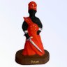 Escultura Orixá Ogum Vermelho em Resina 10 cm - 5