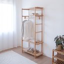 Ver imagem 2 de Guarda-Roupa Closet Laguna 4 Prat 90cm Amêndoa