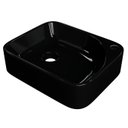 Ver imagem 1 de Cuba Pia para Banheiro Retangular 36cm Jasmin C08 Preto - Mpozenato