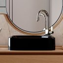 Ver imagem 6 de Cuba Pia para Banheiro Retangular 36cm Jasmin C08 Preto - Mpozenato