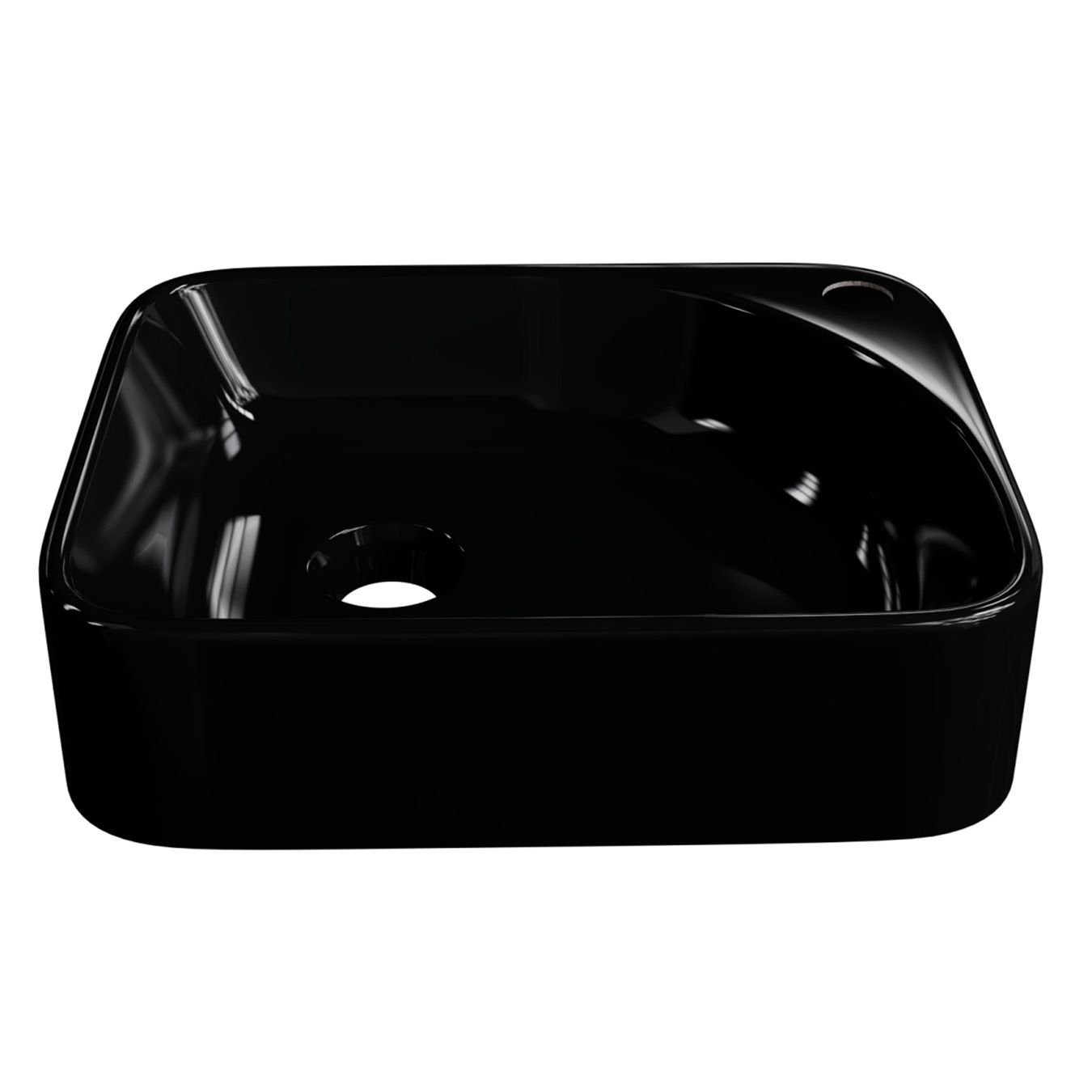Cuba Pia para Banheiro Retangular 36cm Jasmin C08 Preto - Mpozenato - 7