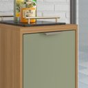 Ver imagem 5 de Balcão 400 1 Porta com Tp Colors Verde/Freijó/Alecrim