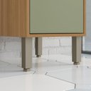 Ver imagem 6 de Balcão 400 1 Porta com Tp Colors Verde/Freijó/Alecrim