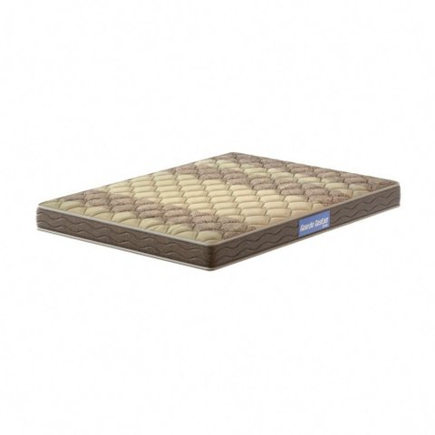 Colchão King Espuma D28 Guarda Costas Probel 14cm Branco/marrom (193x203x14cm)