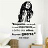 Adesivo de parede Frase Bob Marley 2 - M 80x50cm - 1
