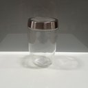 Ver imagem 2 de Pote Hermético de Vidro 1,2L Transparente 18x12x12cm Mantimentos Cozinha Tampa