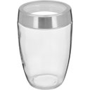 Ver imagem 1 de Pote Hermético de Vidro 1,2L Transparente 18x12x12cm Mantimentos Cozinha Tampa