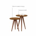 Ver imagem 4 de Conjunto de 2 Mesa Laterais Bonfim Babus - Nature