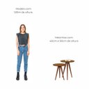 Ver imagem 5 de Conjunto de 2 Mesa Laterais Bonfim Babus - Nature
