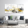 Quadro 60x120cm Decorativo Paisagem Mendiak Moldura Branca Com Vidro - Oppen House - 2