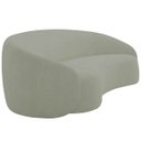 Ver imagem 3 de Sofá Orgânico Luxo Recepção 220cm Amore Bouclé