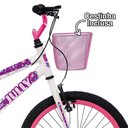 Ver imagem 2 de Bicicleta Infantil Feminina Aro 20 Colli Jully com Cesto