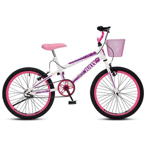 Bicicleta Infantil Feminina Aro 20 Colli Jully com Cesto