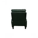 Ver imagem 5 de Poltrona Reclinável de Couro Doral com Mecanismo Way Green Bicolor - Mempra Design