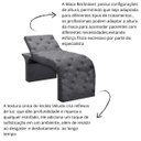 Ver imagem 5 de Maca Estofada Estética Cílios Regulável Spa Veludo Ana:cinza