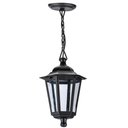 Ver imagem 1 de Pendente Grego Externo Luminária 18x58cm Bivolt Preto Dital Termoplástico