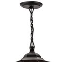 Ver imagem 4 de Pendente Grego Externo Luminária 18x58cm Bivolt Preto Dital Termoplástico