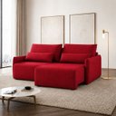 Ver imagem 1 de Sofá Pequim Caixa Zero 180m - Vermelho