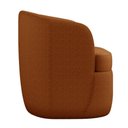 Ver mais imagens de Poltrona Decorativa Design Moderno Bel Sala de Estar Base Giratória Bouclê Terracota G33 - Gran Belo