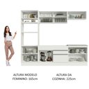 Ver imagem 6 de Armário de Cozinha Completa 270cm Branco Glamy Madesa 10