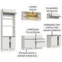 Ver imagem 5 de Armário de Cozinha Completa 270cm Branco Glamy Madesa 10