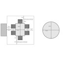 Ver imagem 7 de Kit 6 Cadeiras De Jantar Virgínia Compose Linho Castor e Courissimo Nozes - Meu Lar Decorações