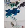 Móbile berço bebê infantil quarto Peixes Coloridos Origami - 4
