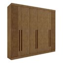 Ver imagem 1 de Guarda Roupa Casal da Vincci Ripado 6 Pts Ypê Ddoro