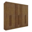 Ver imagem 2 de Guarda Roupa Casal da Vincci Ripado 6 Pts Ypê Ddoro