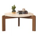 Ver imagem 1 de Mesa de Centro Sala de Estar Decoração Pés Madeira Áustria Offwhite