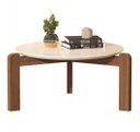 Ver imagem 1 de Mesa de Centro Sala de Estar Decoração Pés Madeira Áustria Offwhite