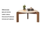 Ver imagem 3 de Mesa de Centro Sala de Estar Decoração Pés Madeira Áustria Offwhite