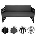 Ver imagem 2 de Conjunto para Área Externa de Corda Náutica - Poltrona Namoradeira Mesa de Centro Santiago