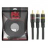 Cabo 3 Rca Para 3 Rca Preto 5 Metros 018-3997 - 1