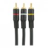 Cabo 3 Rca Para 3 Rca Preto 5 Metros 018-3997 - 2