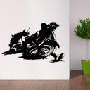 Ver imagem 1 de Adesivo de Parede Esporte Motocross - P 77x50cm