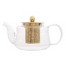 Chaleira De Vidro Wolff 600ml Com Infusor Dourado - 1