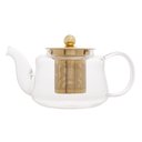 Ver imagem 1 de Chaleira De Vidro Wolff 600ml Com Infusor Dourado