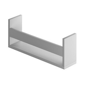 Prateleira Mdf Branco Nicho Parede Livros Decoração