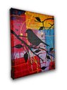 Ver imagem 5 de Mini Quadro Decorativo em Acrílico Pintado a Mão para Decoração com Pássaros