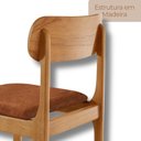 Ver imagem 5 de Conjunto 2 Cadeiras em Madeira Maciça Bellini Marrom/Star Puce/Imbuia