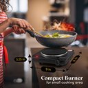 Ver mais imagens de Elite Gourmet Esb-301bf Queimador Elétrico de Ferro Fundido Preto 1000w
